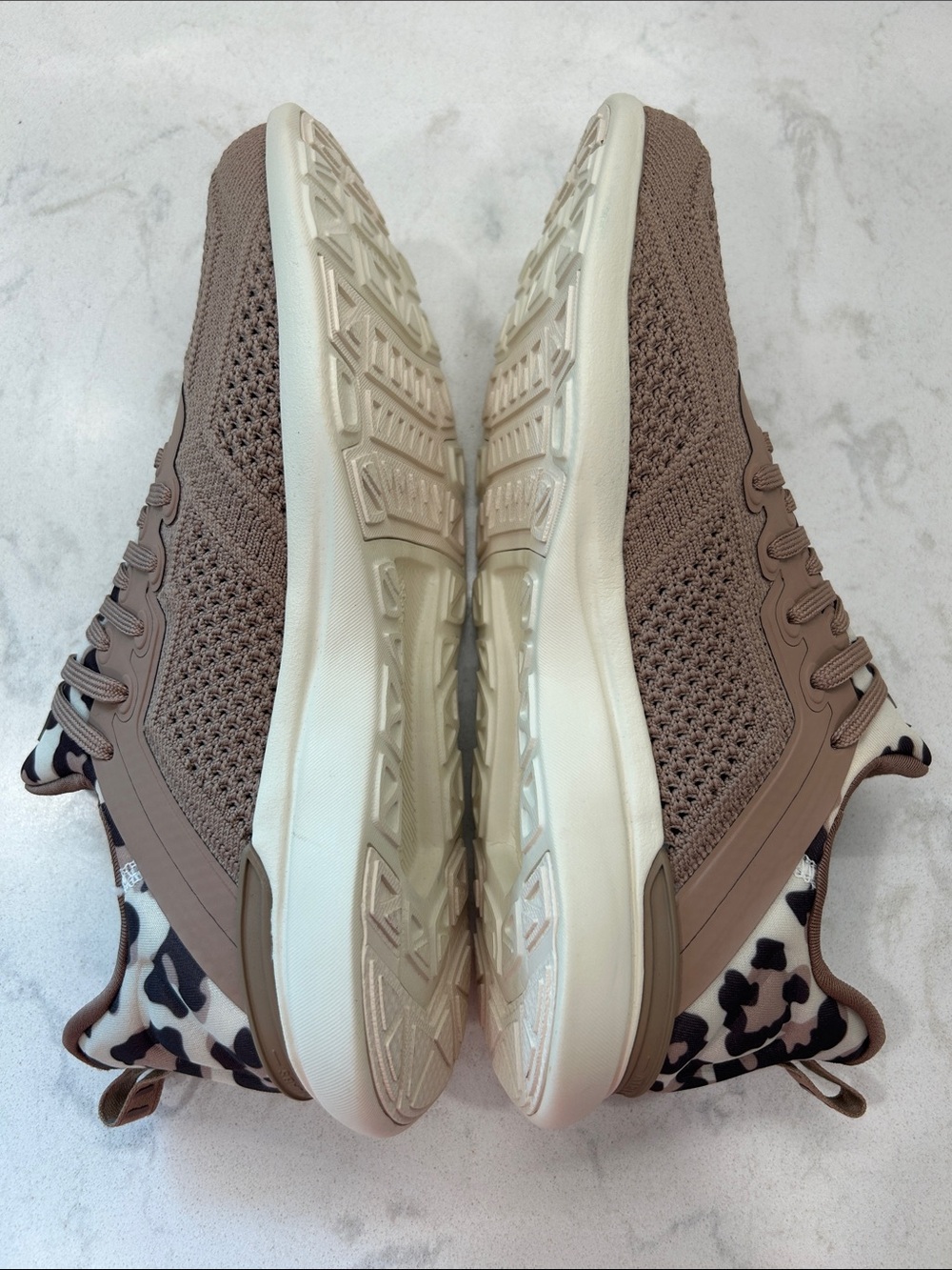 Athletic Propulsion Labs (APL) Techloom Tracer Sneakers Almond Leopard Women’s 7 - Picture 10 of 16